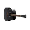 VEVOR Akustična kitara Dreadnought začetni komplet 10414 mm črna