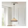 Endon 111961 - Luster na lancu Tiffany FARGO 3xE27/10W/230V, prečnik 50 cm