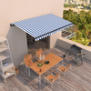 Den Avtomatsko zložljiva tenda 450x350 cm modra in bela