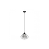 EGLO Viseća lampa VERNHAM E27 32,5 cm crna/dimljena 43482