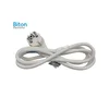 BITON ELECTRONICS dvopolni utikač sa kablom CT19 1.5m beli (3 X 1.5MM)