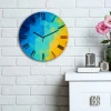 Opviq MDF Zidni sat 30cm Šareni