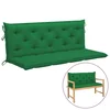 shumee vidaXL Blazina za gugalnico, zelena, 150 cm, blago