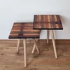 Hanah Home Set klub stočića 2Shp332, 2 komada, Braon