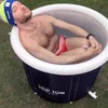 Topsauna Hladilna kad TOP TUB XL 85 x 75, sod za ledeno kopel, zložljiva in prenosna