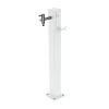 VRTNI STEBER ZA VODO S PIPO REMIX, ALUMINIJAST BEL 870mm | Topdom