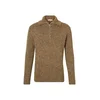 KnowledgeCotton Apparel Pulover oliva/oranžna/bela