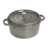 Cocotte cooking pot, cast iron, 28cm/6,7L, Graphite Grey - Staub