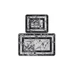 Lessentiel Maison Set 2 prostirke Marmor, Sive