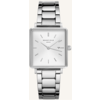 Rosefield The Boxy White Sunray Steel Silver QWSS-Q042
