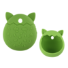 slomart LEAN TOYS Silikonsko etui za Tamagotchi - Zelena (oblikovan kot mačka)