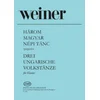 WEINER:DREI UNGARISCHE VOLKSTANZE FUR KLAVIER