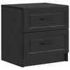 Noćni ormar Crna 43 x 34,5 x 44,5 cm Konstruirano drvo