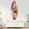 WallXpert dekorativna daska za surf od pleksiglasa Mvsf44L, ilustracija Njujorka sa Kipom slobode i žutim taksijem, 50 x 100 cm