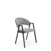 eoshop Oblazinjen jedilni stol K473, siva