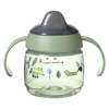 Tommee Tippee lonček Superstar in ročaji Sippee 190 ml, 4m+ green
