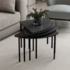 Hanah Home Klub sto Emma 90x42x42cm Antracit