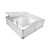 VIDAXL topla greda 4 pokrovi 108x41x110 cm