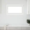 Prozor za podrum RISOR 100 x 60 cm PVC i staklo Bijela