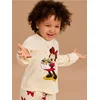 Sinsay - Majica dugih rukava Minnie Mouse - krem