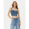 Guess Top W5GH86 D4H7C Modra Regular Fit