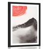 Plakat s paspartujem japonska umetniška slika - 20x30 no frame