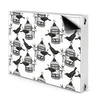 tulup.si Pokrov za radiator PVC Kletke za ptice 90x60 cm