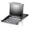Aten CL5716M-ATA-SG 16-Port PS/2-USB VGA 17 LCD Stikalo KVM with Daisy-Chain Port USB Peripheral Support and with Spanish keyboard