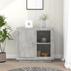 vidaXL Komoda betonsko siva 80x40x75 cm