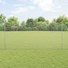 Zatvorena žičana ograda s postovima 50 x 1,2 m Pocinčani čelik