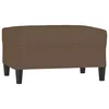 Vidaxl Stolček za noge rjavo 70x55x41 cm blago