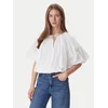 DKNY Bluza DJ6W2228 Bela Regular Fit