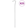 Vidaxl Klini za šotor 25 kosov 23 cm O4 mm pocinkano jeklo