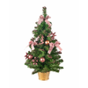 Božično drevo Jelka za mizo 60cm Pink