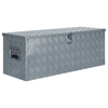 Aluminijska kutija 110,5 x 38,5 x 40 cm srebrna