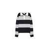 Bershka Pulover mornarska/siva/off-bela
