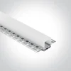 ALU PROFIL TRIMLESS 2m ZA 20mm TRAKE + PC OPAL DIFF