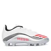 Adidas Kopačke za dečake F50 Messi Club Fg/Mg J, JP7457, Bele