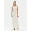 ViCOLO Večerna obleka TD0766 Écru Regular Fit