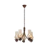 Brilagi - LED luster na lancu COTTAGE 5xE14/40W/230V hrast/smeđa