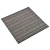 Tepih 20 pcs Prugasta antracit 50 x 50 cm 100% Polipropilen