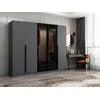 Hanah home Ormar Kale Plus 225x210x52cm Sivi