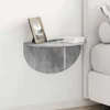 Polica na zidu Betonski sivi 48 x 24 x 24 cm Konstruirano drvo