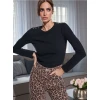 Sinsay - Bluza s dugim rukavima - crno