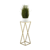Stalak za cveće LOFT 70x24 cm zlatna/bela
