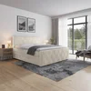 Livetastic BOXSPRING POSTELJA 180 cm x 200 cm , kovina, umetna masa, tekstil, karton, leseni material bela