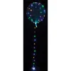 BP Prozoren balon s pisanimi lučkami LED