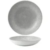 CHURCHILL Raku Jasper Grey globok krožnik, ozek, premer: 182 mm (12 kos)
