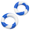 California Exotics Admiral 2 Ring Set Blue