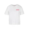 Womens T-shirt Three In A Row white